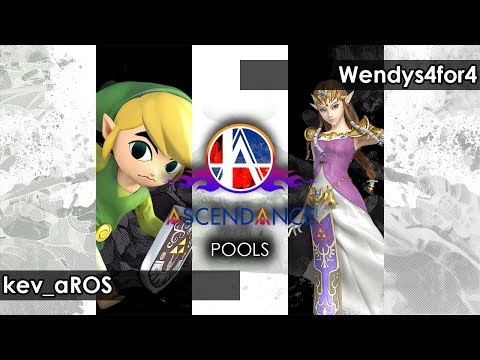 Smash 4: kev_aROS (Toon Link) V Wendys4for4 (Zelda/Villager) - Ascendance #92 Tournament SSB4