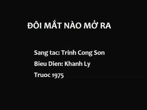 Đôi mắt nào mở ra Sheet - Khánh Ly