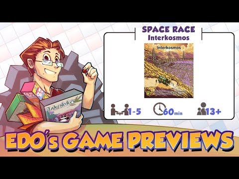 Edo's Space Race: The Card Game - Interkosmos Review (KS Preview)