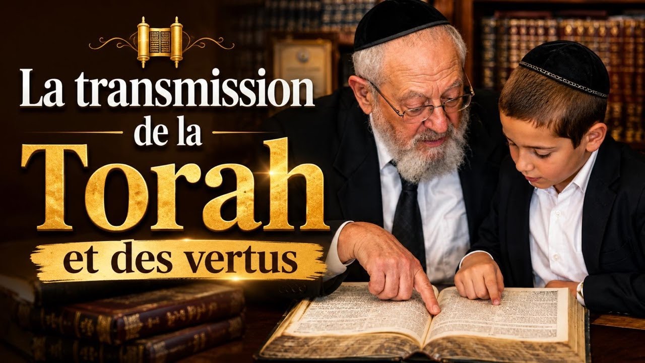 La transmission de la Torah et des vertus