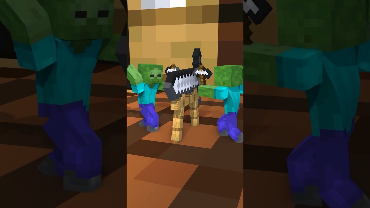 あなたの作業台にもきっと彼らはいるハズ（鉄の剣Ver）They must be on your workbench too (Iron Sword Ver)【Minecraft Animation】