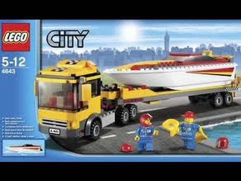 LEGO City: Power Boat Transporter 4643