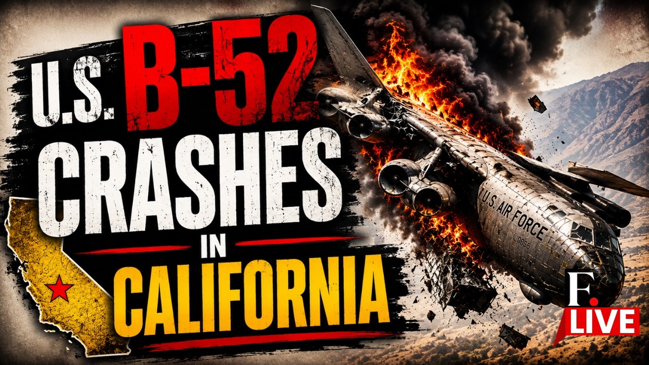 B-52 Crash LIVE: 8 Presumed Dead After B-52 Bomber Crashes at U.S. Air Force Base in California