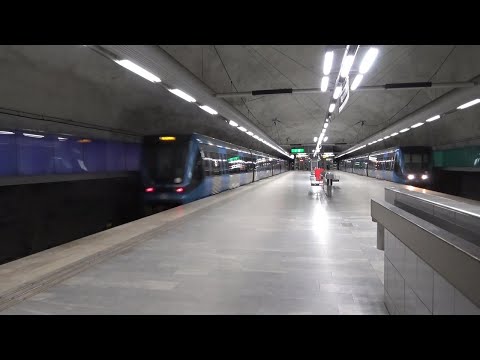 SL tunnelbana del 34 Bagarmossen
