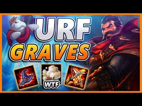 *53 KILL HYPER CARRY* 1,400+ AP NUKES (URF BROKE AP GRAVES) - BunnyFuFuu URF