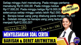 Download lagu Cara Menyelesaikan Soal Cerita Barisan dan Deret Aritmetika Perbankan mp3