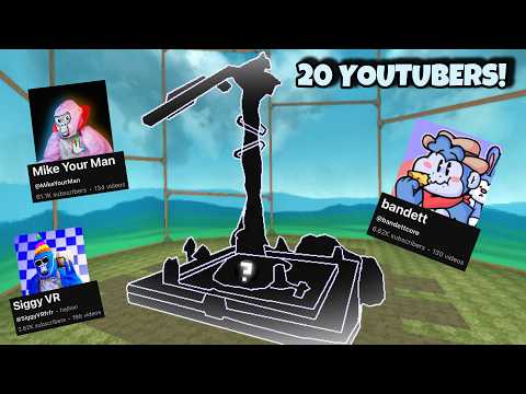 20 YouTubers Build A Map With NO Communication! (Gorilla Tag)