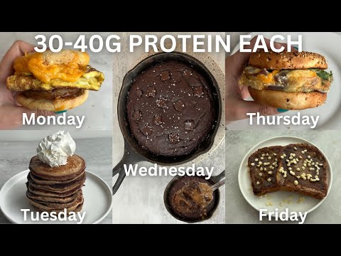 A Week Of Breakfasts | High Protein, Low Calorie Meals