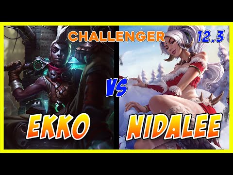 Ekko JUNGLE vs Nidalee | Challenger | Patch 12.3 | League of Legends Pro Player Replay