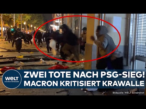 CHAMPIONS LEAGUE: Zwei Tote bei Randale-Partys nach PSG-Sieg! Macron verurteilt Ausschreitungen