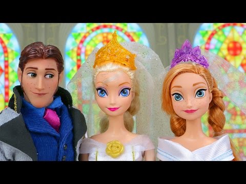 Frozen Anna y Elsa Pelean por Casarse con Hans. AventurasJuguetes