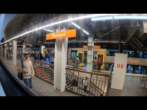 Sydney Trains - Wynyard to Artarmon (commuter view - time warp test) 22nd July 2023