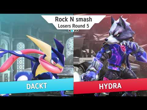Dackt vs Hydra Losers Round 5 - Smash hut 7 | Top 16 | Greninja vs Wolf