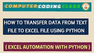Download the video "How to Extract Data from Text File to Excel using Python | Python Pandas | Python Excel Automation"