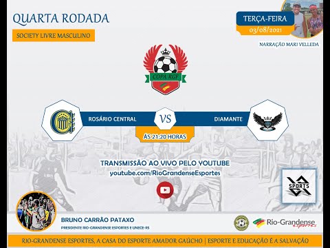Quarta rodada copa RGF society 2021 - Rosário central x Diamante