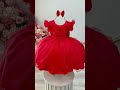 Vestido Infantil Vermelho Saia C/ Tule e Glitter Daminha