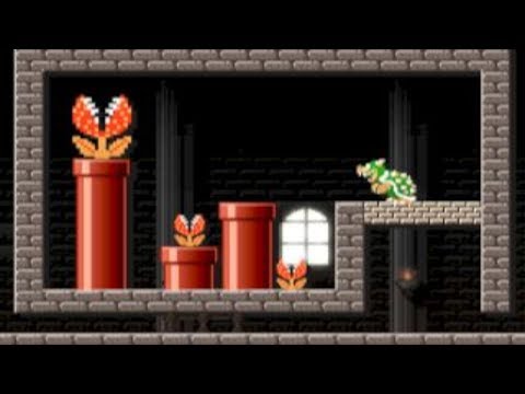 1-5 Bowser's Pirhana Blockade by Marcus ~ WORLD RECORD! - SUPER MARIO MAKER - NO COMMENTARY 1bg