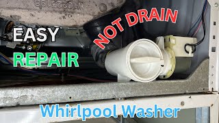 Unclog Drain Pump: Whirlpool Duet Washing Machine Repair