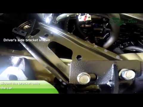 09 14 bull bar honda pilot install