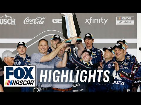 William Byron's final laps as he wins the 2nd Duel at Daytona | NASCAR ON FOX HIGHLIGHTS