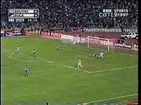 Bolívar 1 - Boca 0, final Copa Sudamericana 2004