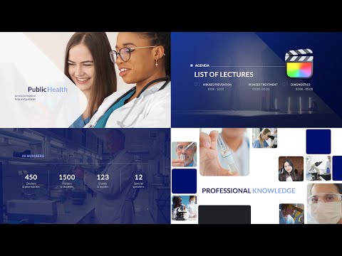 Medical Conference Modular Template for Apple Motion & Final Cut Pro — MotionVFX