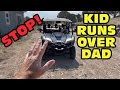Kid Runs Over Dad During Driving Lessons Original