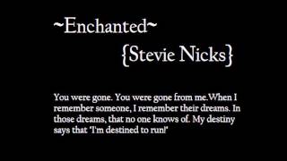 Stevie Nicks ~ Enchanted