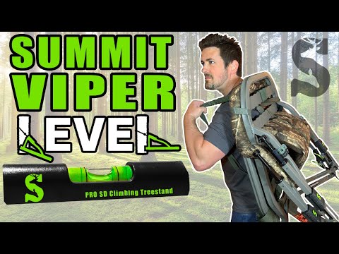 Summit Viper LEVEL Pro SD Climbing Treestand Review and Demo. The BEST climber in the Business!