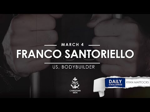 March 4th Franco Santoriello – US, Bodybuilder #christianmotivation #truestory #inspirationalstory