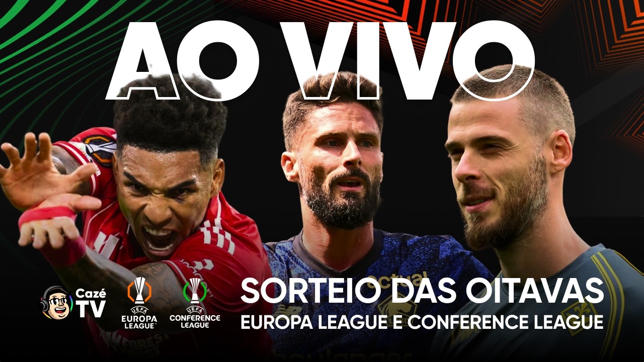 AO VIVO: SORTEIO DAS OITAVAS DE FINAL EUROPA LEAGUE E CONFERENCE LEAGUE