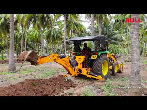 Tractor Operated Agri Bull Backhoe Loader