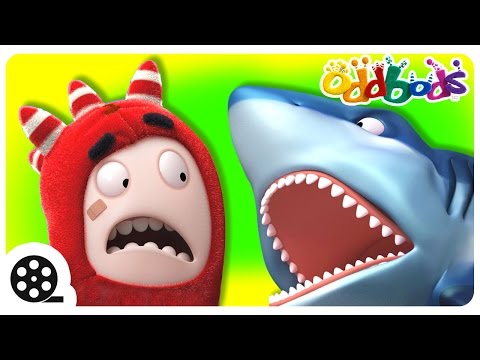 Oddbods Vs The Shark | Funny Cartoons For Kids