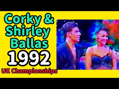 Ballroom Dance  Corky Ballas & Shirley Ballas  UK Championships 1992 pro Latin Dance Samba 4K