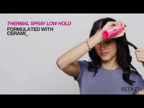 How to Use Redken Thermal Spray + Brushable Hairspray