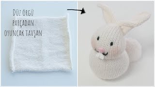 Gözlerinize inanamayacaksınız ! örgü bir parça oyuncak tavşan oluyor / Figen Ararat