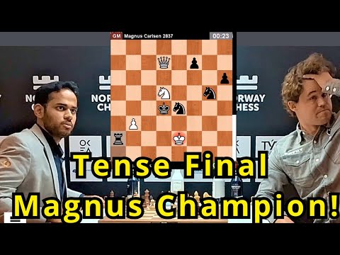 🎦 Final Showdown: Magnus Carlsen vs Arjun Erigaisi | Norway Chess 2025