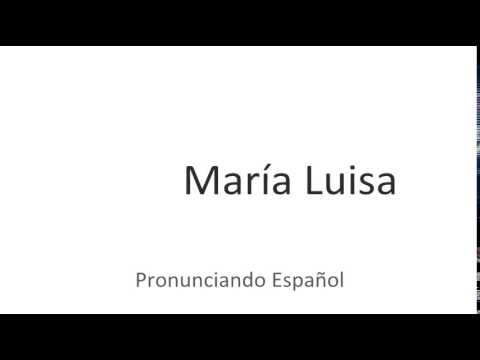 How to pronounce "María" in Spanish