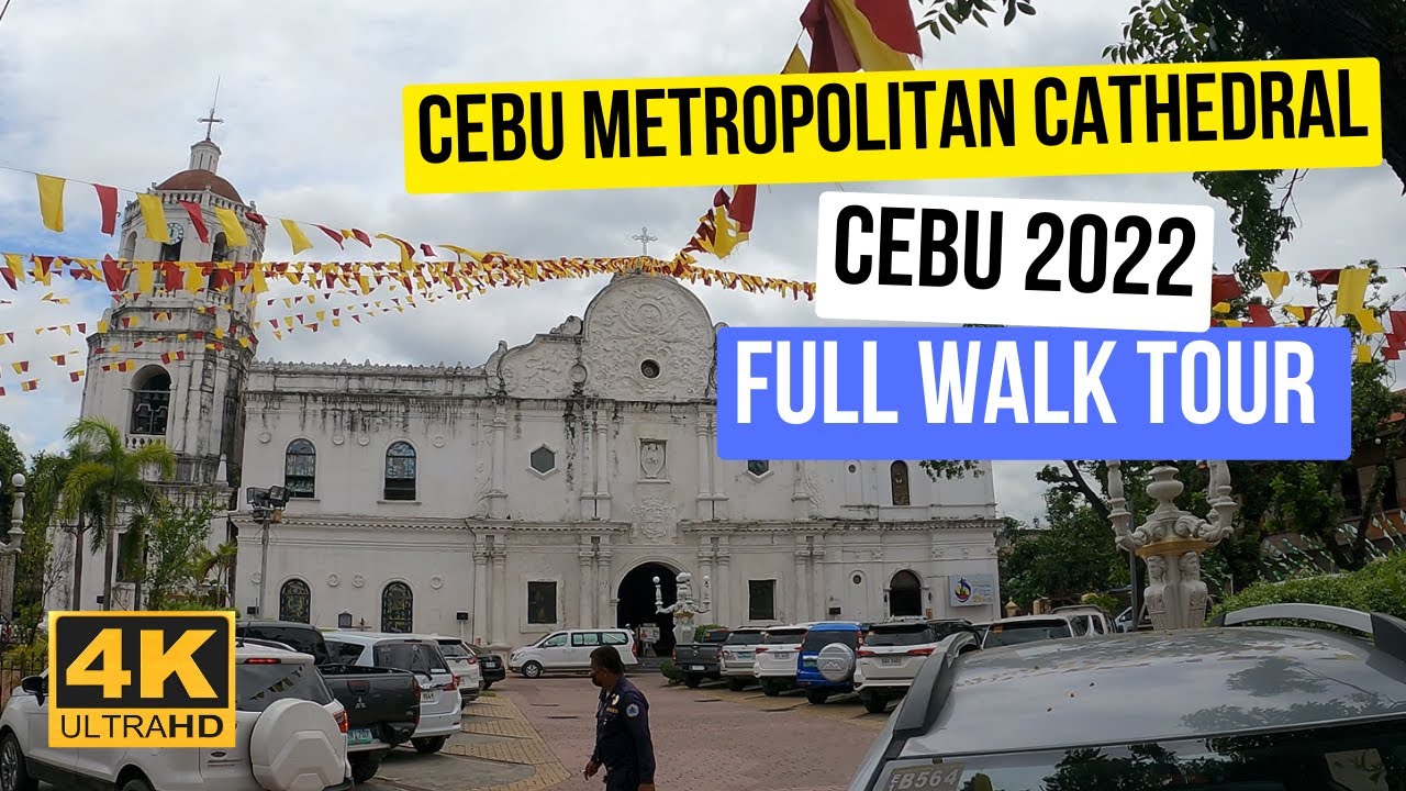 Embark on a captivating walking tour of Cebu Metropolitan Cathedral.