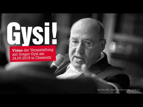 Gregor Gysi in Chemnitz, 24.09.2018