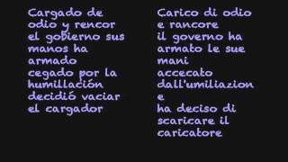 Ska-p fuego y miedo testo+traduzione ita