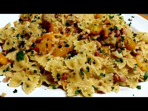PASTA CON FILETTI DI MERLUZZO