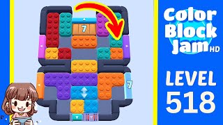 Solution du Niveau 518 de Color Block Jam