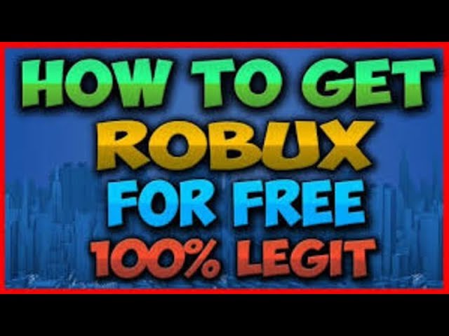 How To Get Robux Free 2020