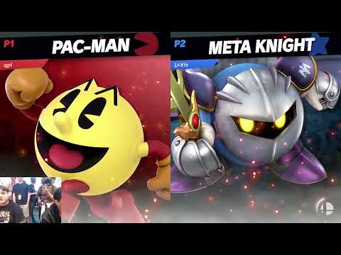 WaveDash 2023 Winners Quater-Final - L-Vis (MetaKnight) Vs. qPlank (Pac-Man) - SSBU Tournament