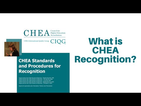 What is CHEA Recognition?