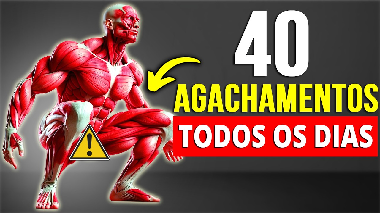 ISSO é o que acontece se você Agachar TODOS OS DIAS!