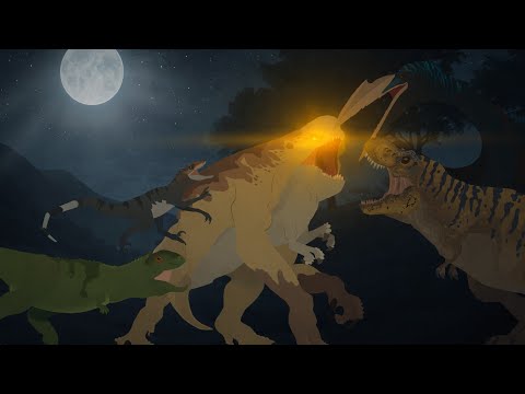 Jurassic World Rebirth vs Distortus rex - D.rex vs t.rex vs carnotaurus vs raptor vs quetzalcoatlus