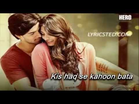 Main Hoon Hero Tera SONG WITH  Lyrics – Armaan Malik