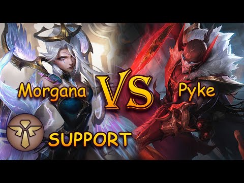 Morgana vs Pyke | Support | Full game | League of Legends - patch 13.23